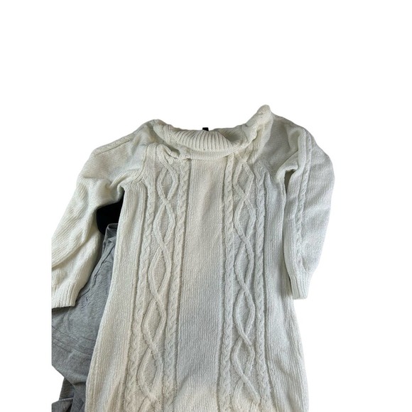 ALLISON BRITTNEY Wome’s Knit Cable Dress Size XL‎ White - Picture 6 of 15